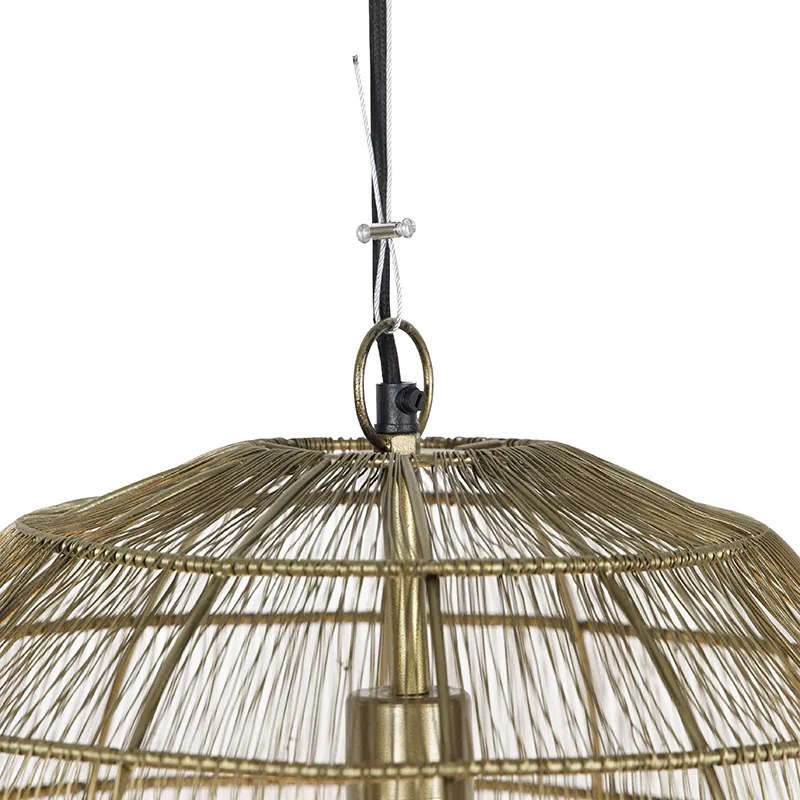 Lampada a sospensione moderna in ottone 42 cm - Bolti