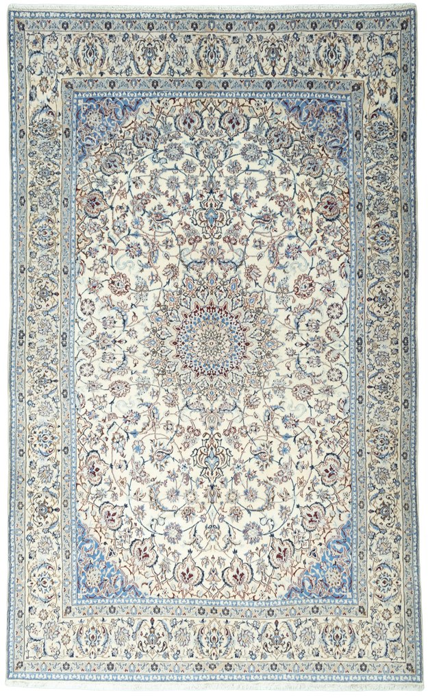 Nain Tappeto persiano 200 x 320 Beige (Iran) Annodato A Mano