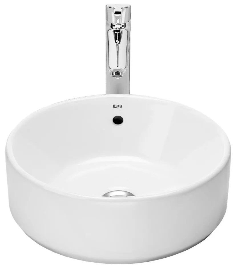 Roca A3270MJ000 - Lavandino da appoggio GAP diametro 39 cm ceramiche/bianco