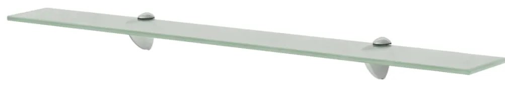 Mensole galleggianti 2 pz in vetro 80x10 cm 8 mm