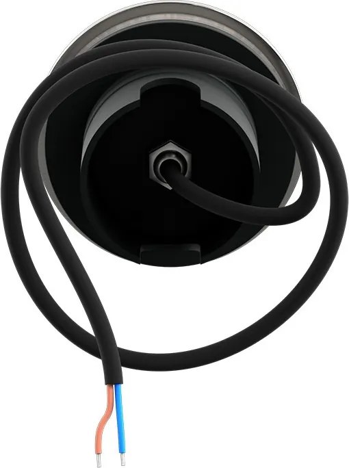 Faro LED interrato da Giardino 6W IP67 24V Luce Radente 360°- Inox Colore Bianco Naturale 4.000K