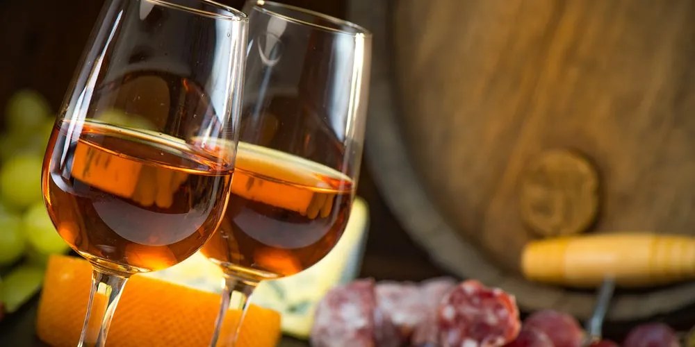 Stampa su tela – Vino rosato nei calici