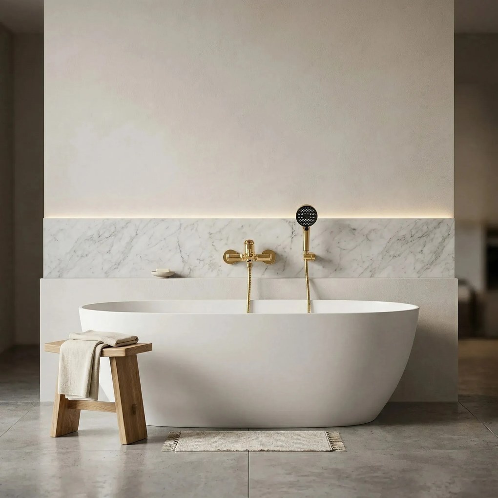 Miscelatore per vasca PREMIUM REA Vision Gold