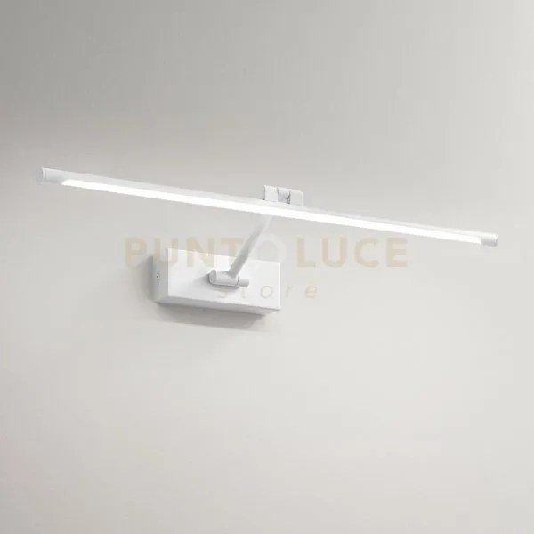 Gap441n- applique a parete in metallo bianco opaco a led 4000k 451l...