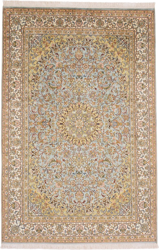 Cashmere Silk Tappeto orientale 190 x 120 (Indian) Annodato A Mano