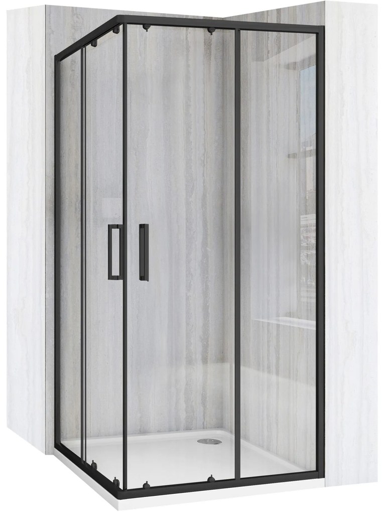 Cabina doccia Rea City 90x90 Black