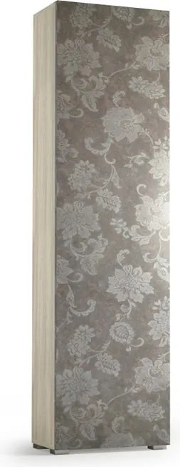 Mobile Multiuso con anta decorata L 50 x H 182 x P 30 cm