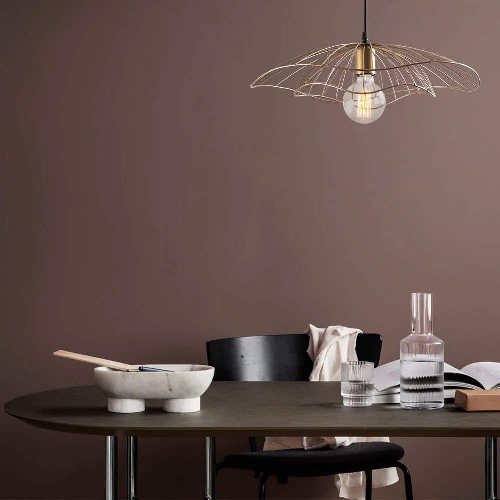 Lampadario dorato ø 50 cm Tel – Opviq lights