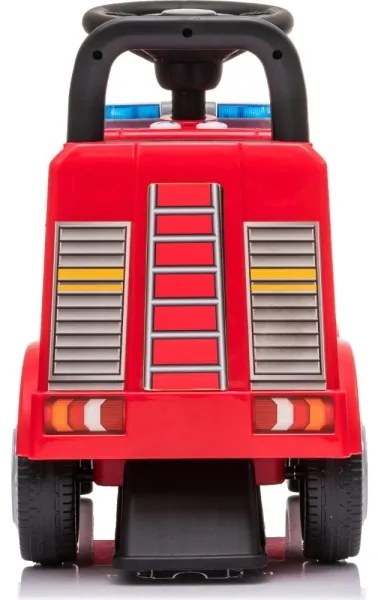 Bici a spinta Mercedes Camion dei pompieri 2xAA rosso