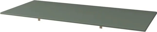 Top per lavabo Domino BADEN HAUS L 101 x H 1 x P 46 cm verde mdf, opaco