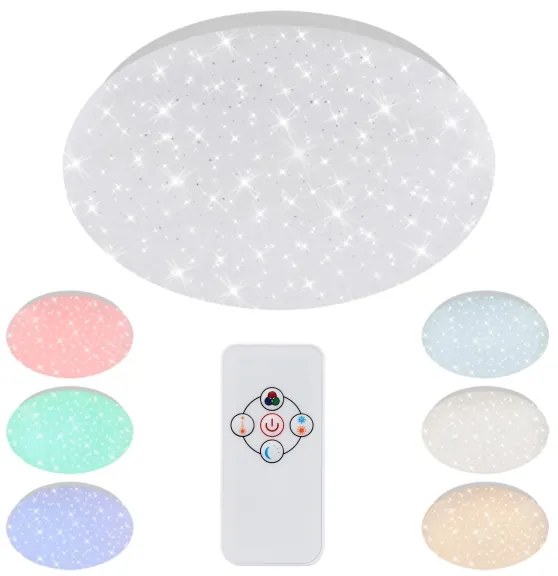 Brilo - Plafoniera dimmerabile RGBW STARRY SKY LED/10W/230V + +TC