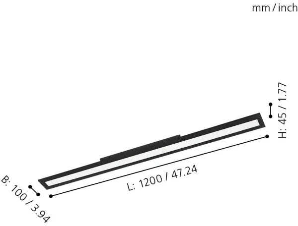 Eglo 900095 - Plafoniera LED dimmerabile SALOBRENA-Z LED/33,5W/230V