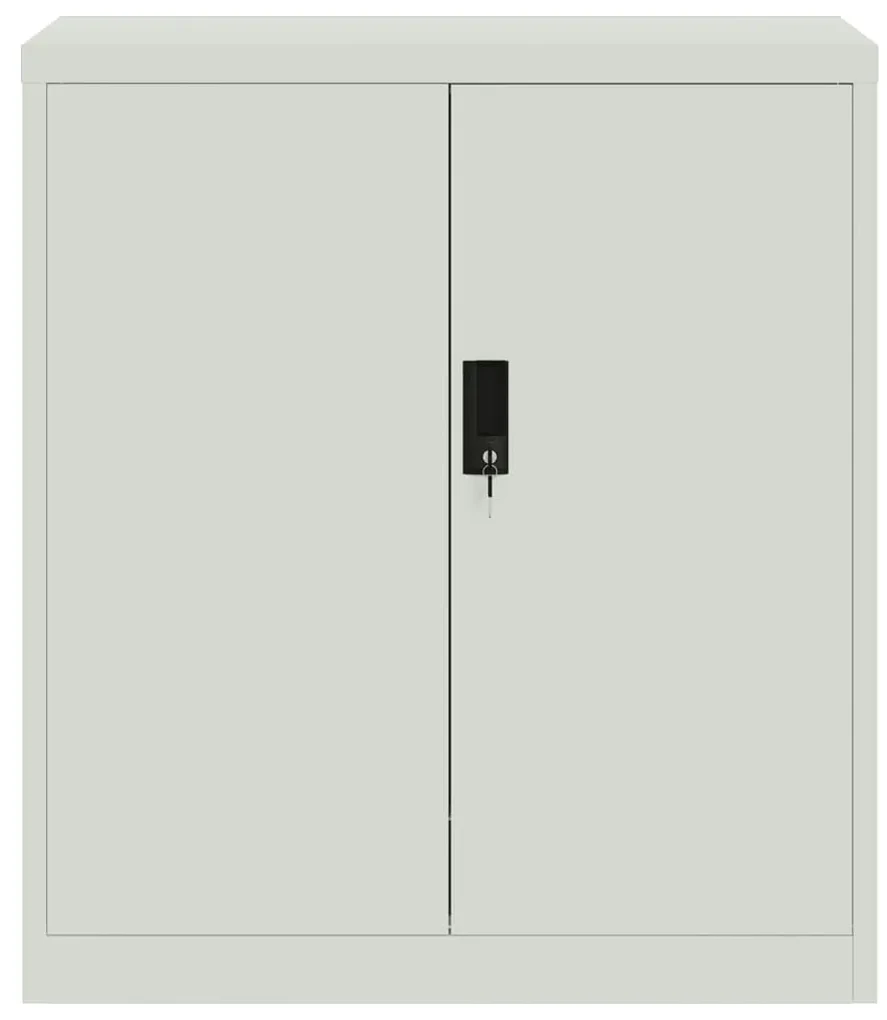 Armadio classificatore grigio chiaro 79x40x90 cm in acciaio