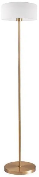 Lampada a piantana LED TUNJA 1xE27/20W/230V Ø 30 cm dorata/bianca