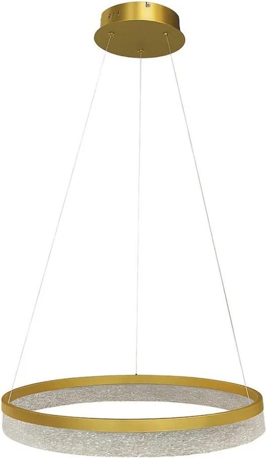 Lampadario LED sospeso con cavo GALA LED/25W/230V Ø 50 cm oro