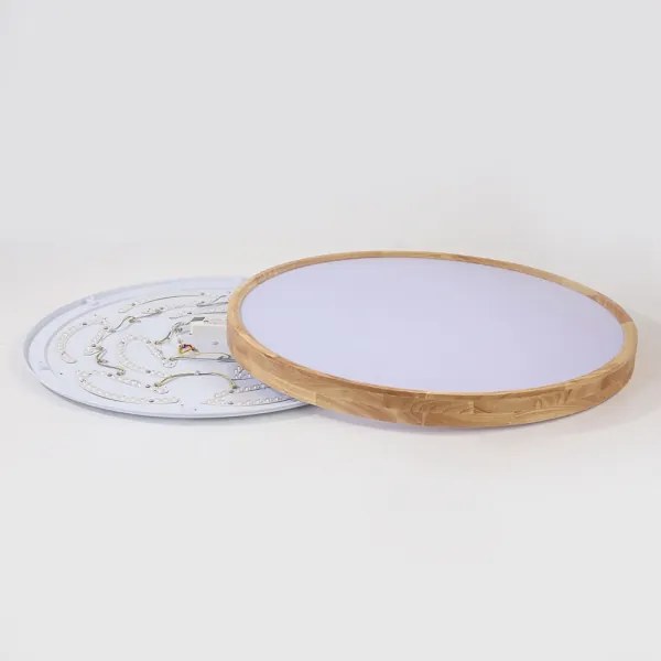 Brilagi - Plafoniera a LED WOODROUND LED/70W/230V 3000/4000/6000K Ø 80 cm