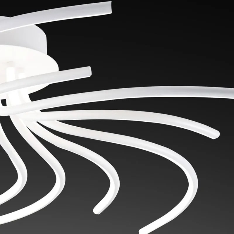 Plafoniera LED Nebulosa Ø 95 cm bianco IP20 cct da bianco caldo a bianco freddo con regolazione di temperatura, 2700 lumen NOVECENTO