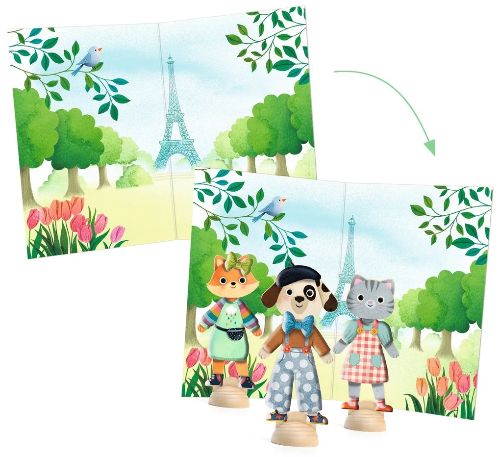 Collage per i più piccoli - Ciao Parigi