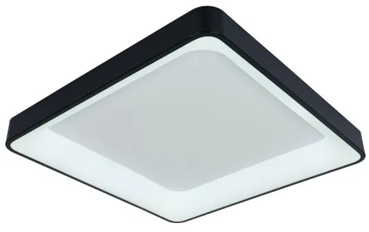 Brilagi - Plafoniera LED dimmerabile FALCON II LED/125W/230V 60x60 cm nera + telecomando