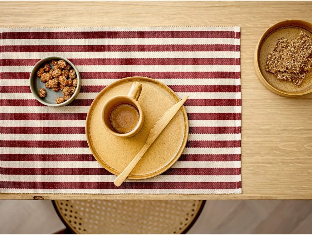 Tovagliette in set in misto iuta 2 pz 33x48 cm Statement Stripe – Södahl