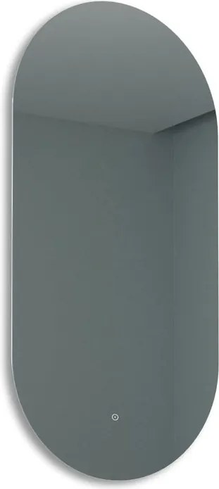 Specchio con illuminazione integrata bagno ovale OXA L 50 x H 100 x P 2.8 cm