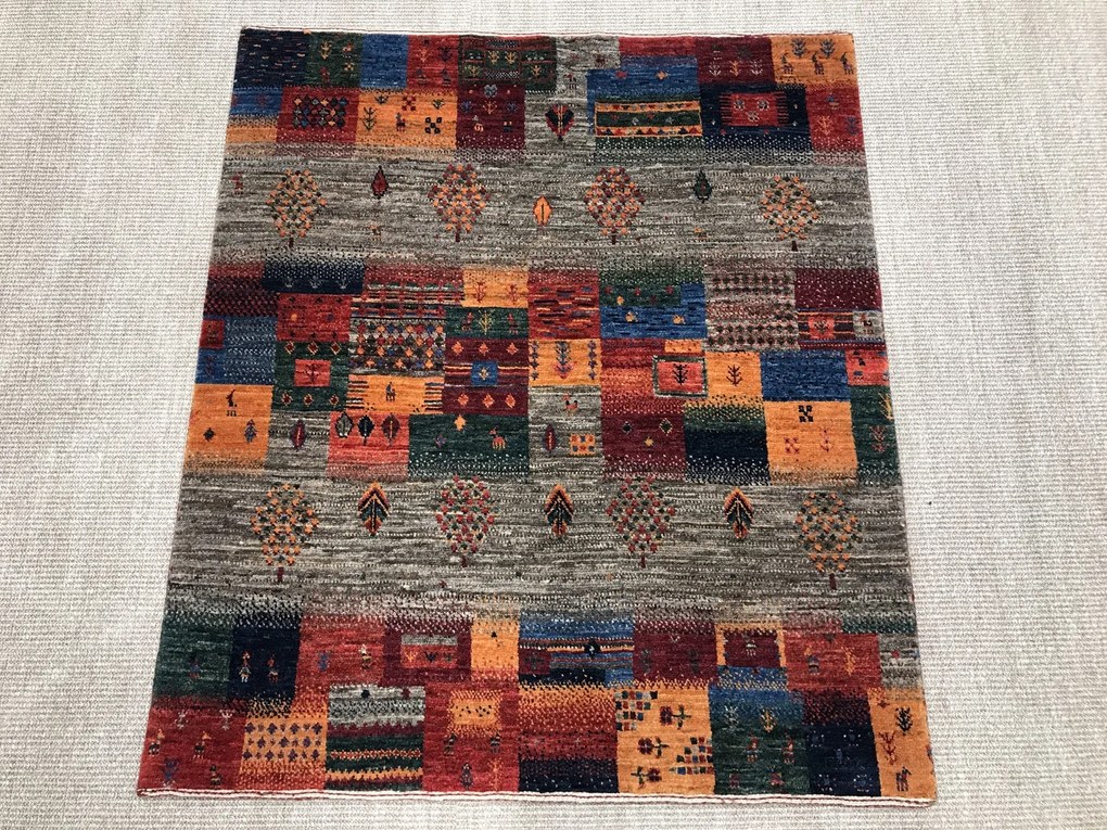 Loribaft Tappeto persiano 120 x 100 (Iran) Annodato A Mano