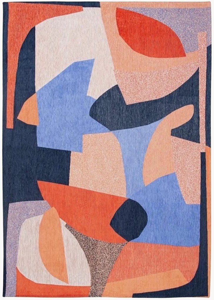 Tappeto jacquard lavabile da interno-esterno Shapes