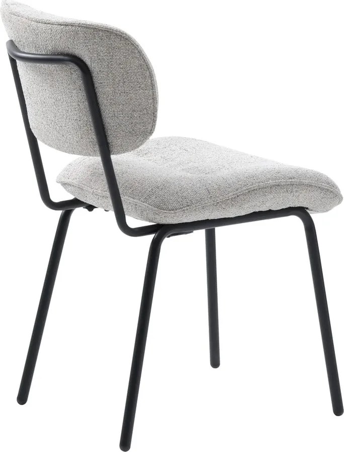 Sedia da pranzo grigio chiaro Buffalo - Unique Furniture