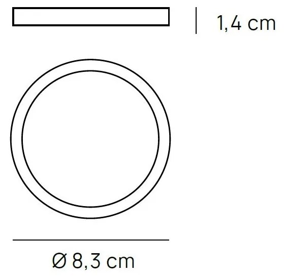 BLAIR Pannello led tondo bianco potenze e dimensioni varie (sostituisce VRD 33)