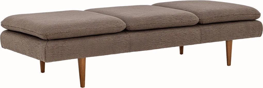 Panca imbottita in teddy Pione