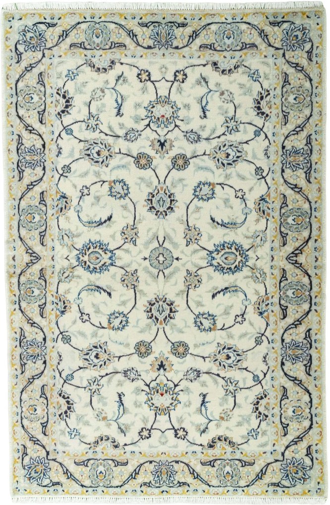Kashan Tappeto persiano 110 x 170 Beige (Iran) Annodato A Mano