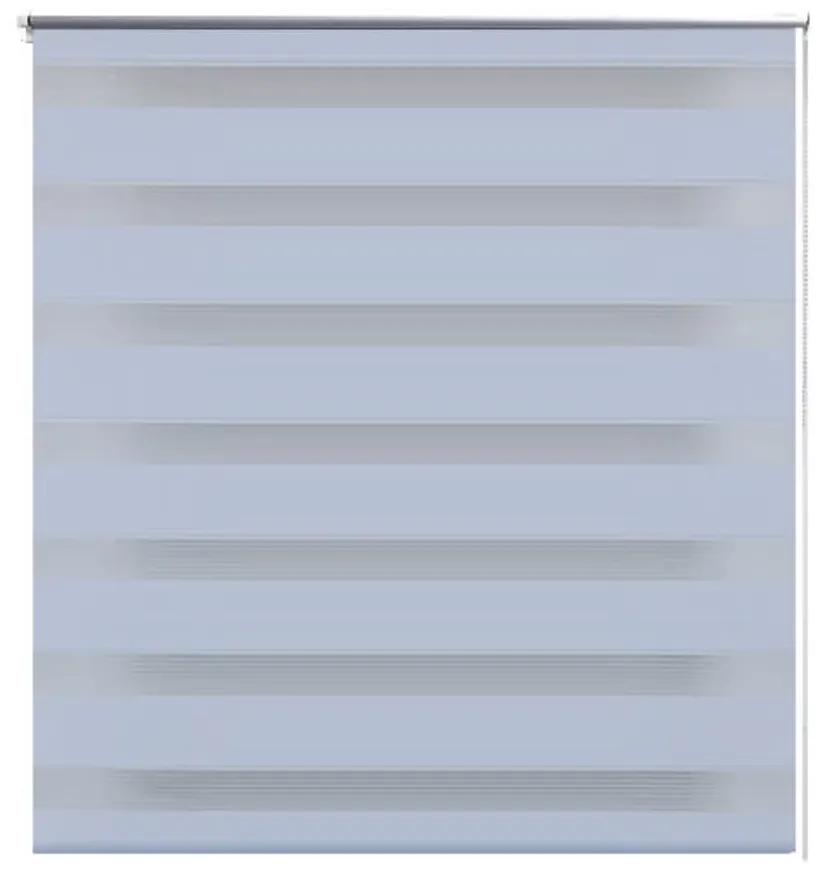 Tenda a rullo oscurante zebra 100x175 bianca