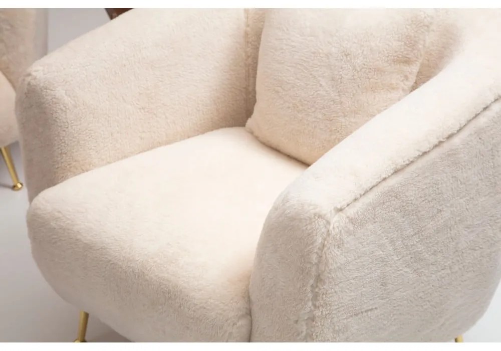 Poltrona beige Istiridye - Artie