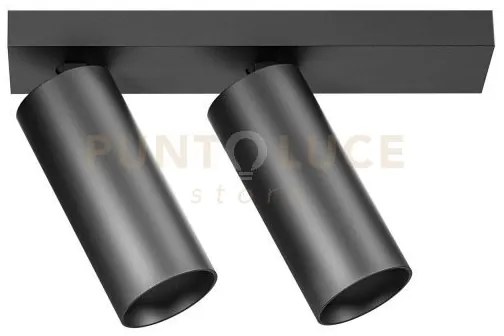 Gfa1477c- faretto spot orientabile 2 luci attacco led 3000k 2198lm ...