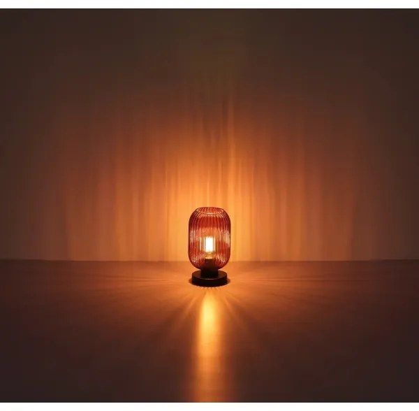 Globo 15469TP - Lampada da tavolo NORMY 1xE27/40W/230V viola