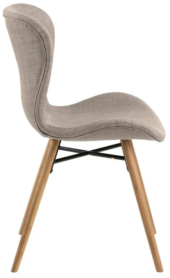 Set di 2 sedie da pranzo beige Batilda - Actona