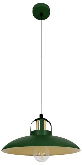 Brilagi - LED Lampadario a sospensione con filo FLAMENGO 1xE27/60W/230V verde