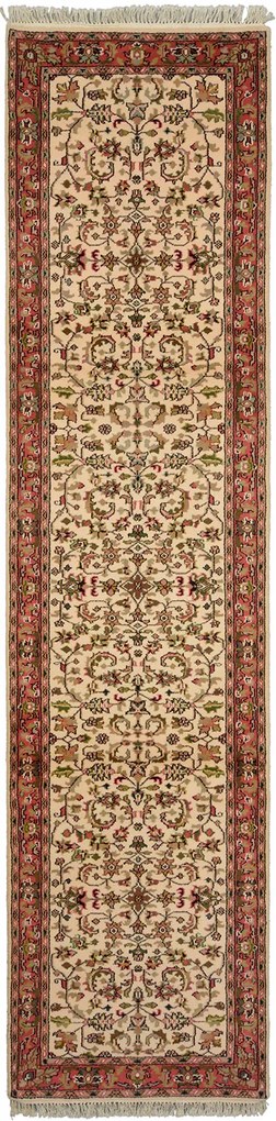 Bidjar Tappeto orientale 90x340 Beige (Indian) Annodato A Mano