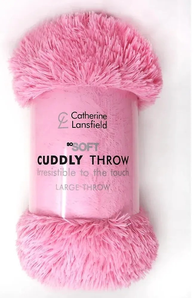 Coperta rosa in micropile 150x200 cm Cuddly – Catherine Lansfield