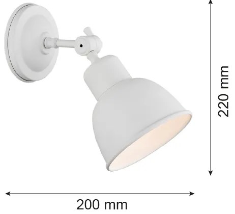 Argon 3182 - Applique EUFRAT 1xE27/60W/230V