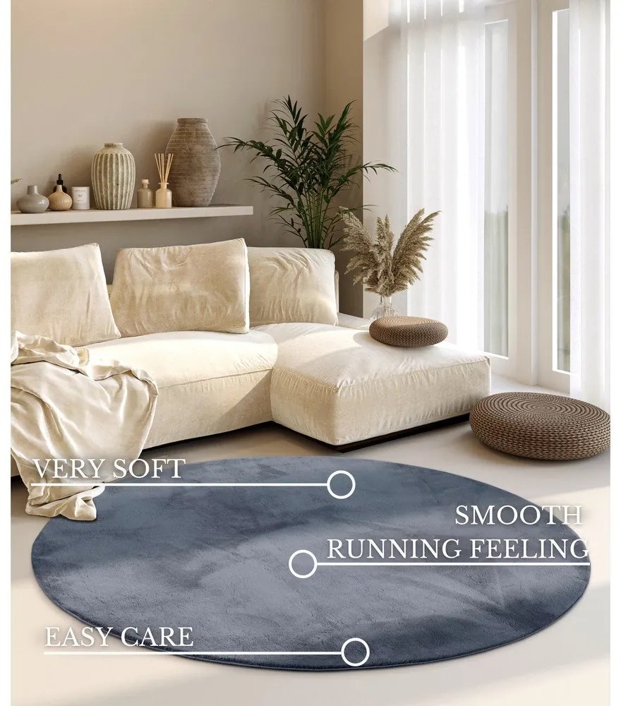 Tappeto rotondo antracite ø 160 cm Leon - Villeroy&amp;Boch