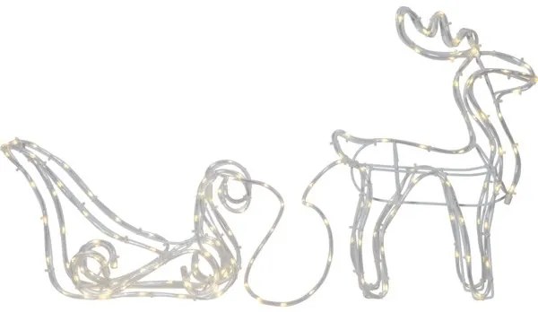 Eglo 411447 - Decorazione natalizia LED da esterno TUBY DEER 158xLED/0,06W/5/230V IP44