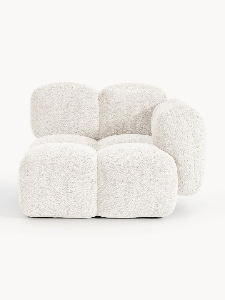 Modulo angolare in teddy-bouclé Tayla