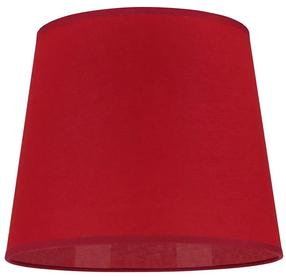 Duolla - Paralume per lampada da tavolo CLASSIC M E27 diametro 24 cm rosso