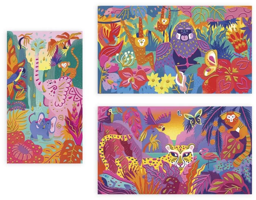 Atelier per bambini midi - 3D pittura - Giungla