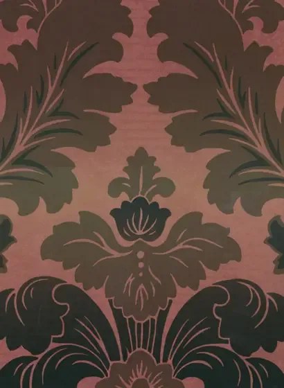Little Greene Carta da parati Bonap - Red/ Gold