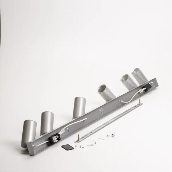 Brilagi - Luce Spot da bagno SELE 6xGU10/30W/230V IP44 argento