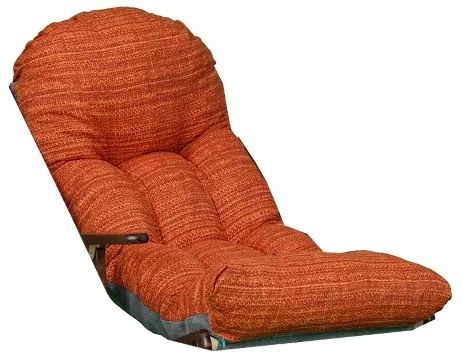 Cuscino imbottito per poltrona sdraio in policotone lusso Arancio