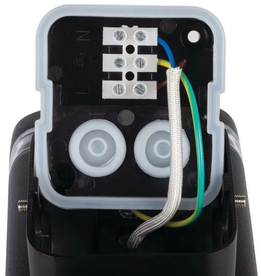 Kanlux 38887 - Applique da esterno ZEVI 2xGU10/10W/230V IP54 antracite