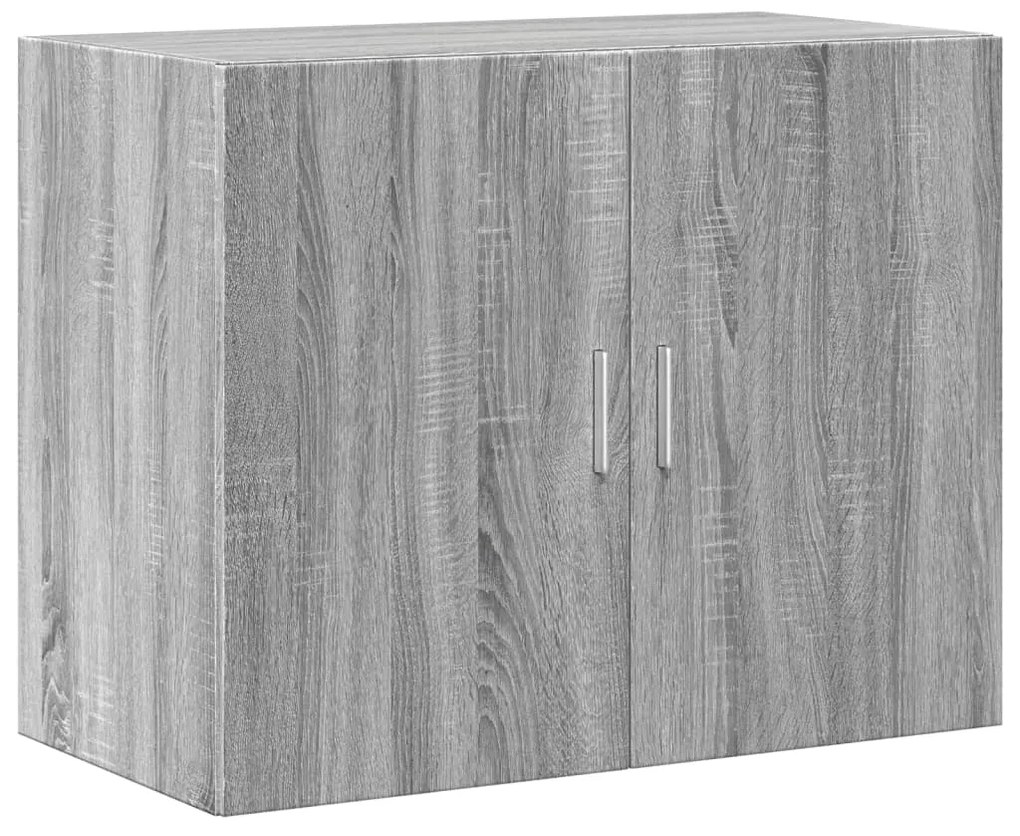 Mobile a parete grigio sonoma 80x42,5x64cm in legno multistrato